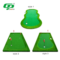 Tapis d'entraînement de golf professionnel de grande taille avec gazon artificiel et base en caoutchouc, épaisseur de 8 à 10 mm, utilisation en intérieur