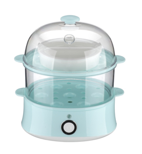 Cuiseur et cuiseur vapeur automatique rapide en acier inoxydable, petit appareil de cuisine pour la cuisson à la vapeur des œufs, usage domestique, modèle B - Product Image 6