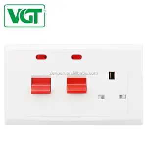 Fornitori di vendita caldi fornello elettrico 45A con presa a muro 13A uk per cucina