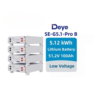 Sistem Penyimpanan Energi Surya Deye LiFePO4 Solid State Lithium Battery SE-G5.1 Pro-B 51.2V 100Ah 5.12kWh 6000 Siklus untuk Penggunaan Rumah Tangga - Product Image 1