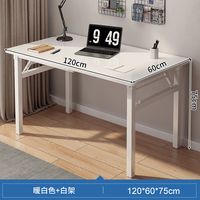 Offre Spéciale : Table d'Ordinateur Pliante Longue, Bureau de Formation, Table à Manger Simple, Bureau à Domicile (Vente en Gros)