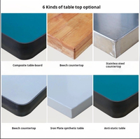Table d'atelier modulaire en acier de haute qualité Boîtes d'établi de stockage de garage robustes personnalisables pour une utilisation en usine Support OEM