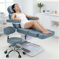 Tables et lits de massage LED de luxe, mobilier de salon, fauteuil de massage électrique pour le corps entier, lits de beauté, fauteuil de massage