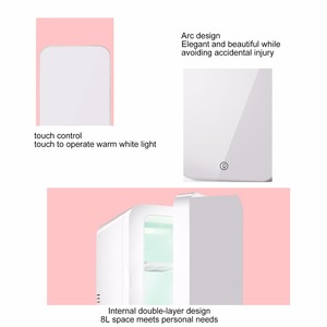 <span class=keywords><strong>Mini</strong></span> <span class=keywords><strong>Nevera</strong></span> Portátil, Refrigerador de Maquillaje, <span class=keywords><strong>Nevera</strong></span> de Belleza y Cuidado de la Piel con Espejo - Product Image 6