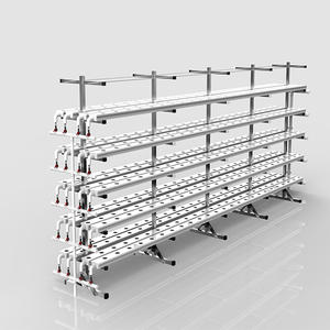 Système hydroponique vertical Canal NFT Agriculture sans sol pour la culture de plantes hydroponiques en serre - Product Image 1