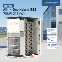 Système de stockage d'énergie tout-en-un JApower 70 kW 215 kWh refroidi par air avec onduleur hybride Solis pour la sauvegarde de générateurs diesel et l'économie de carburant