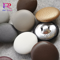 Boutons en cuir noir pour manteau en cuir pour femme café marron-Attaches décoratives de qualité supérieure pour vestes et manteaux