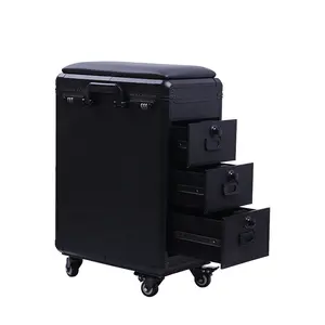 YABA Hochleistungs-Deichsel box Dual Purpose Arm halterung Tragbarer Koffer Tattoo Trolley Bag