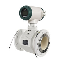 Pengukur Aliran Elektromagnetik Slurry untuk Pipa Air & Cairan RS485 4-20mA Sensor Aliran Magnetik Digital OEM Lapisan Keramik Alumina