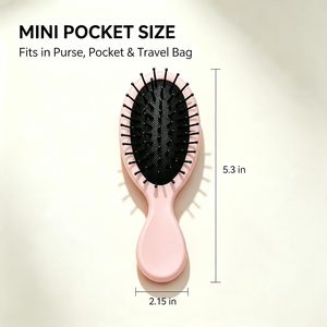 Brosse à cheveux personnalisée avec logo, brosse démêlante pour cheveux secs et humides, brosse pour massage du cuir chevelu, brosse à poils de sanglier en nylon pour extensions de cheveux - Product Image 6