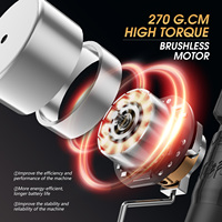 Ambition Soldier 270S 2400mAh Brushless Motor Direct Drive Tattoo Gun 4.5/5mm Stroke Professional Wireless Tattoo Pen Machine