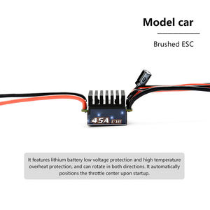 Moteur brossé 45A pour modèle de véhicule, série ESC Lightning, télécommande avant et arrière avec protection intégrée - Product Image 3