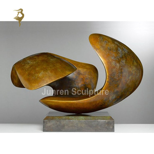 Scultura in bronzo statua astratta uomo <span class=keywords><strong>e</strong></span> servo - Product Image 2