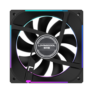 Lovinglcool 120mm Argb Quạt làm mát RGB gương trường hợp máy tính <span class=keywords><strong>fan</strong></span> hâm mộ chơi game CPU Cooler tản nhiệt người hâm mộ - Product Image 3