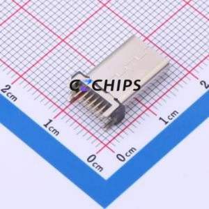 918-648K2027E30009 USB Connector Through hole Component (THT) Connector Type-C Female Through Hole 16P - Product Image 2