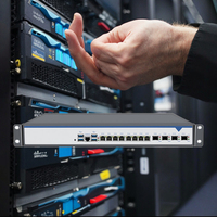 Firewall de 1U para Montaje en Rack, LGA1700, CPU de 12.ª, 13.ª y 14.ª Generación, Core I9 I7 I5 I226, 8x2.5GE, con 4x10G SFP, Router VPN, PC PfSense, OPNsense