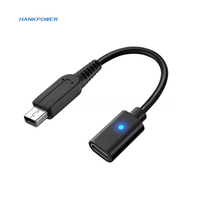 Adaptateur de chargeur USB C vers NDSi de 10 cm pour 3DS 2DS DSi NDSi vers Type C, câble de charge rapide