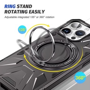 All'ingrosso custodia magnetica antiurto per telefono con supporto ad anello custodia <span class=keywords><strong>protettiva</strong></span> per iPhone 1716 15 Pro Max Samsung S24 <span class=keywords><strong>Ultra</strong></span> - Product Image 4