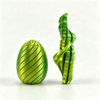 Reliable Performance Biodegradable PLA Material Hinged 3D Printed Fidget Egg with 13.8cm Height - Wholesale Supplier