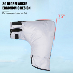 Guanti Invernali da Moto e Bici RTS Antivento e <span class=keywords><strong>Antipioggia</strong></span> con Ampia Copertura Paramani per Manubrio Protezione Calda - Product Image 4