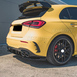Diffuseur de pare-chocs arrière, lames de spoiler pour Mercedes-Benz Classe A W177 V177 A35 A45 AMG 2019-2021 - Product Image 4