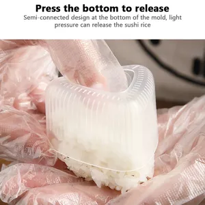 Rollos de <span class=keywords><strong>sushi</strong></span> japoneses Molde de <span class=keywords><strong>sushi</strong></span> Onigiri Bola de arroz Bento Press Maker Mold - Product Image 4