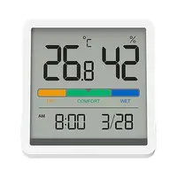 Heudin HD5253 Alat Pengukur Kelembapan Dalam Ruangan Mini LCD Hight Akurat Suhu Digital Higrometer Termometer Ruangan