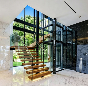 Escaliers Flottants Intérieurs en U Esthétiques et Raffinés : Pièces Exquises pour Villas et Appartements – Sublimez Votre Espace - Product Image 5