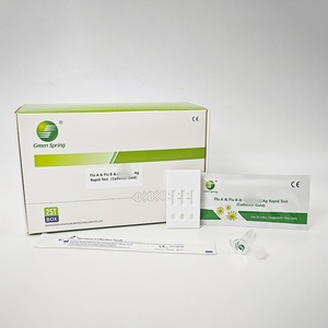 Prueba Rápida de Antígeno Combinada para Virus de la Gripe A y B, 3 en 1, Patógenos Respiratorios, Oro Coloidal, Fácil de Usar, para el Hogar, Clínica o <span class=keywords><strong>Farmacia</strong></span> - Product Image 4