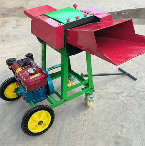 Trituradora de Paja Verde y Roja, Máquina Cortadora de Forraje con Ruedas y Motor, Componente Principal - Product Image 5