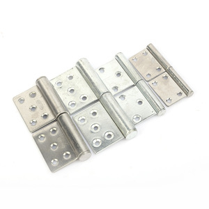 Bisagras de acero inoxidable para banderas, de 4 y 5 pulgadas, 2 mm de grosor, 6 orificios, diseño industrial, bisagra de desenganche para puertas cortafuegos de madera - Product Image 1