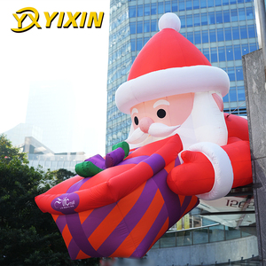 Grande Babbo Natale Gonfiabile da Esterno per Piazze, Modello Gonfiabile Natalizio per il Giorno di Natale - Product Image 3