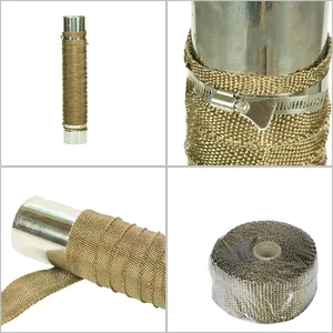Ruban ignifuge pour poêle de tente DIY, isolation thermique, protection de cheminée de poêle de tente de camping, ceinture de protection de conduit de fumée - Product Image 6