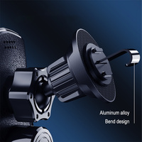 Chargeur intelligent intelligent 15W sans fil à induction pour voiture Support de téléphone à charge rapide pour bouche d'aération Puissance de sortie 10W