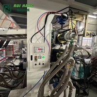 Machine de fabrication de feuilles de marbre en PVC haute capacité avec un calandreur à trois rouleaux