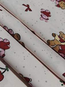 120gsm Breathable Wrinkle Resistant Latin Silk Fabric printed woven Lightweight Vietnam Pijama Use For Apparel-Sleepwear - Product Image 2