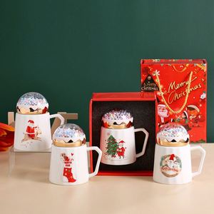 Idées de cadeaux de Noël en gros 2026, cadeaux de décoration, tasse à café en céramique pour femmes et enfants - Product Image 5