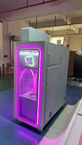 Nouveauté voiture forme intelligente barbe à papa fleur soie distributeur automatique Making Machine Robot Machine pour les petites entreprises - Product Image 5