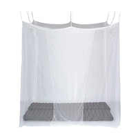 Moustiquaire de lit rectangulaire pliable et portable pour voyage, moustiquaire suspendue pour adulte