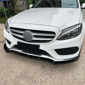 Para Mercedes Benz Clase C W205 C180 C200 C260 AMG 2015-2018, Alerón Difusor de Labio para Parachoques Delantero, Kit de Carrocería, Protector Divisor - Product Image 6