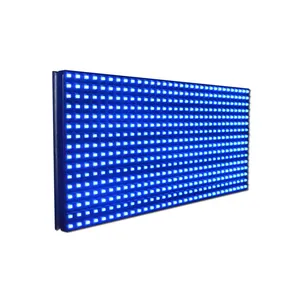 Panel de módulo LED azul P10, cartelera de mensajes en movimiento, lámpara LED SMD, pantalla LED de desplazamiento programable para exteriores