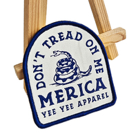 Badges tissés personnalisés avec nom, écussons tissés avec slogan sur mesure, à thermocoller pour uniformes et sacs, décoration DIY, vente en gros d'usine, OEM