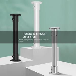 En vente tige métallique télescopique perforée pour le séchage des vêtements <span class=keywords><strong>rideau</strong></span> de douche armoire de toilette Solution de séchage des vêtements polyvalente - Product Image 2