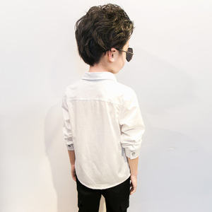 Vêtements pour enfants en gros de Chine, chemises à manches longues pour garçons 100% coton - Product Image 4
