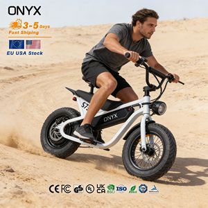 Vélo électrique tout-terrain puissant ONYX Mini Ebike Fatbike S73 avec cadre en aluminium léger et moteur sans balais longue portée - Product Image 2