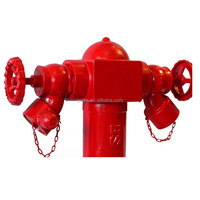 Hydrant extérieur à colonne anti-collision BS750 DN100, système d'hydrant de lutte contre l'incendie conforme à la norme britannique