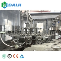 Ligne de production automatique de machines de remplissage et de bouchage pour boissons gazeuses, eau gazeuse et sodas au CO2