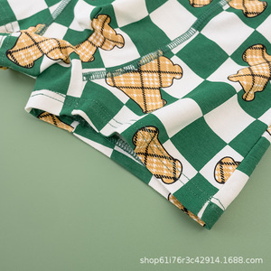 Caleçons Boxers en Coton Pur pour Hommes et Garçons, Motif Ours de Dessin Animé, Taille Mi-Haute, <span class=keywords><strong>Sous</strong></span>-vêtements ODM pour Enfants et Étudiants - Product Image 4