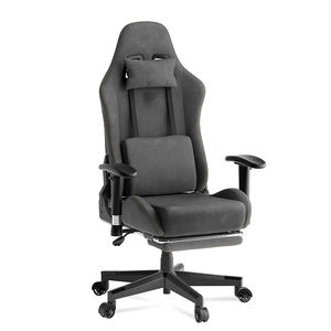 Chaise de jeu ultra-large pour les grands et grands utilisateurs, capacité de 500 lb, siège <span class=keywords><strong>baquet</strong></span> extra-large, cadre en acier, inclinable à 135 °, repose-pieds - Product Image 5