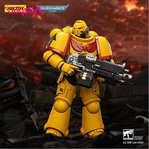 Joytoy 40k <span class=keywords><strong>Imperial</strong></span> Fists Intercessor Figurine articulée à l'échelle 1/18 Modèle de collection Officiel Authentique - Product Image 2